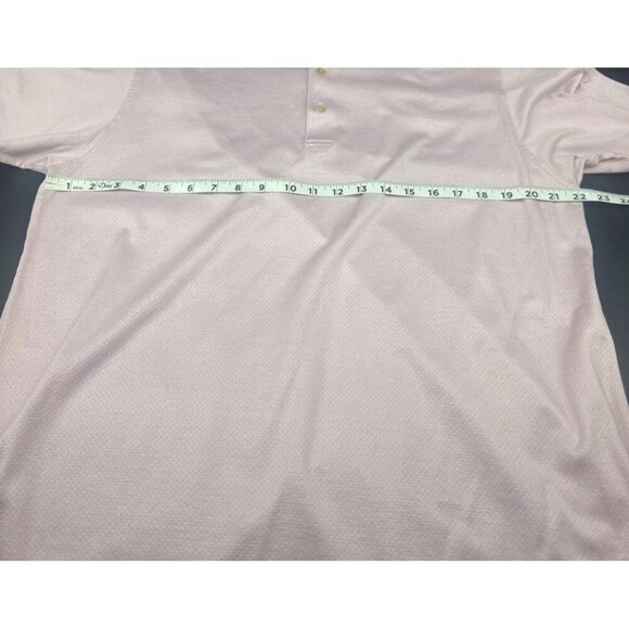 Peter Millar Men’s Pink Cotton Performance Golf Polo Sz L - Picture 5 of 9